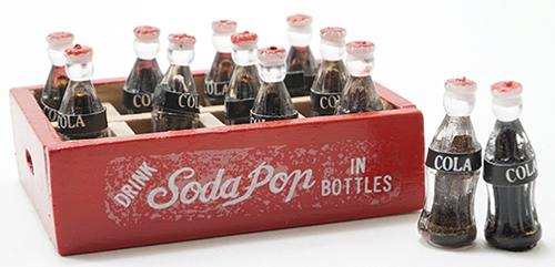 Dollhouse Miniature Cola Case